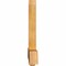 Ekena Millwork Eugene Rough Sawn Timber Gable Bracket, Western Red Cedar, 72"W x 33"H x 4"D x 6"F, 11/12 Pitch GBW072X33X0406EUG00RWR - alternate 4